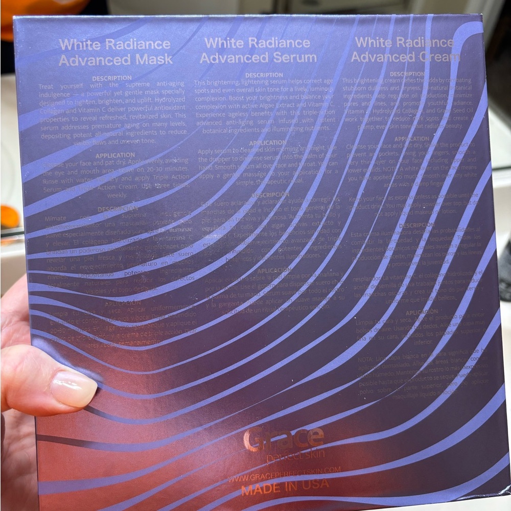 NEW GRACIE Advanced Triple Action Skincare Set INCLUDES Serum, Cream & Mask - Picture 9 of 12